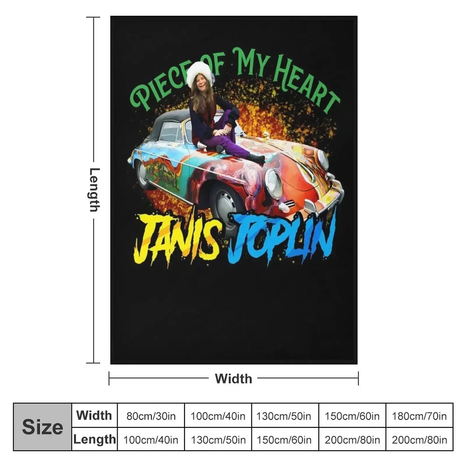 Janis Joplin-Janis Joplin Throw Blanket Decorative Beds Blankets For Sofas Furrys Blankets For Baby Blankets