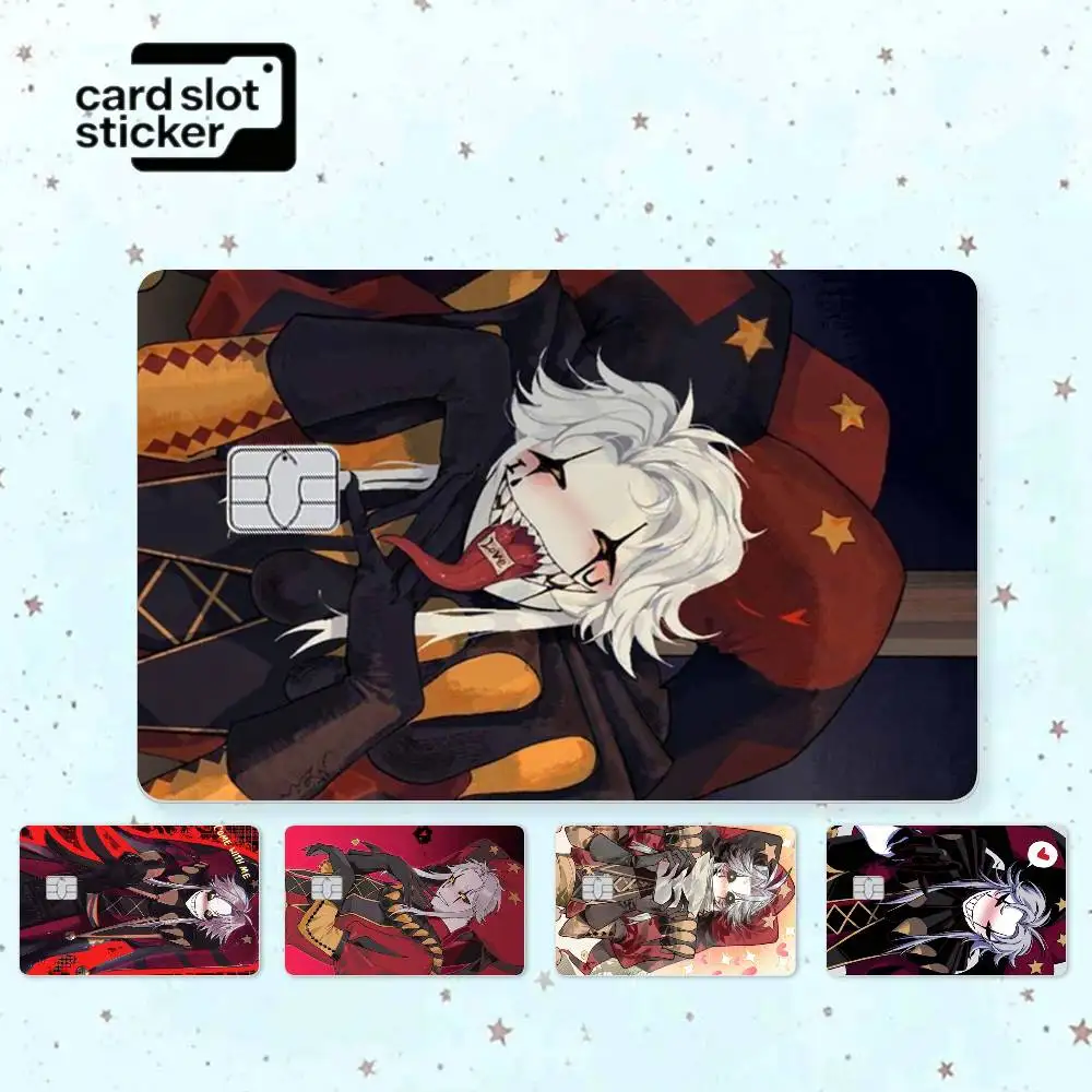 Cartoon Pierrot The Freak Circus  Credit Card HD Stickers Small Chip Waterproof Sticker Game Card Decal Gift