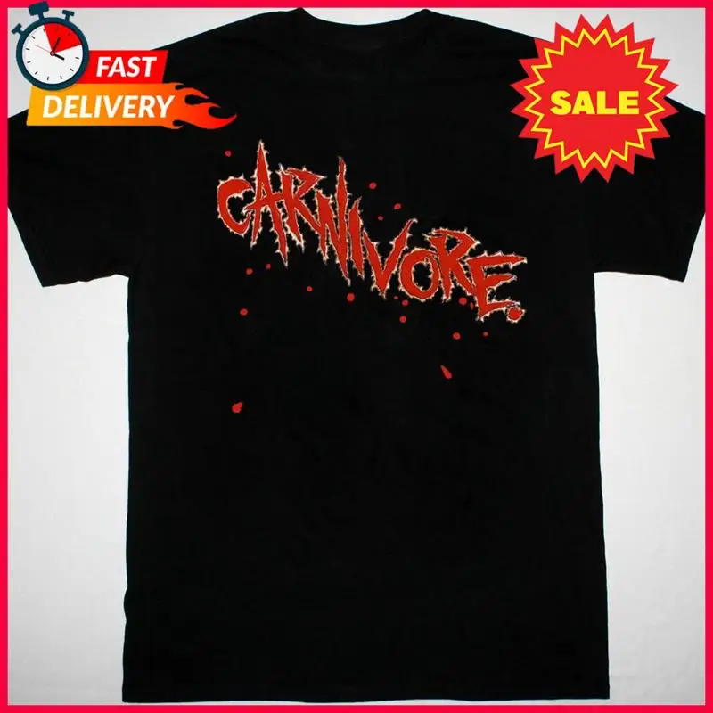 Carnivore album logo black T-shirt S-5XL JP3392
