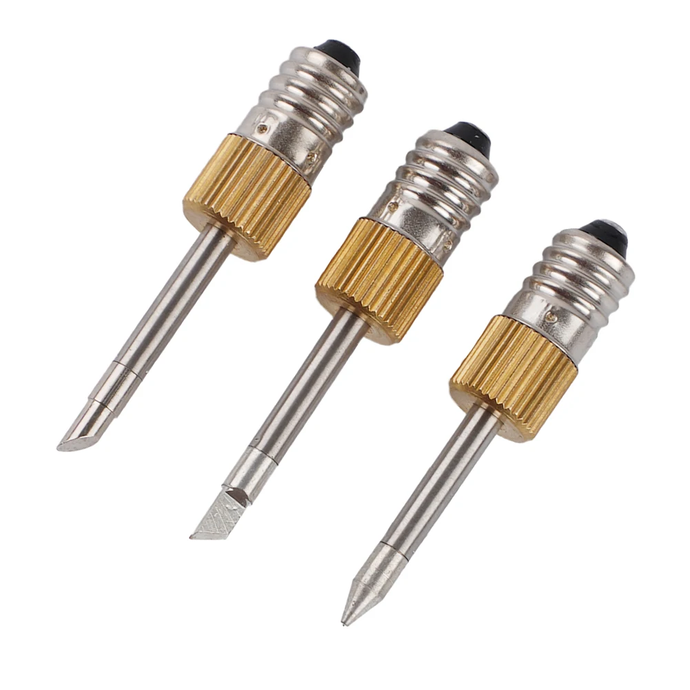 1/3pcs E10 Interface Soldering Iron Tips Welding Tips USB Soldering Tip   Soldering Tools Set B C K Type