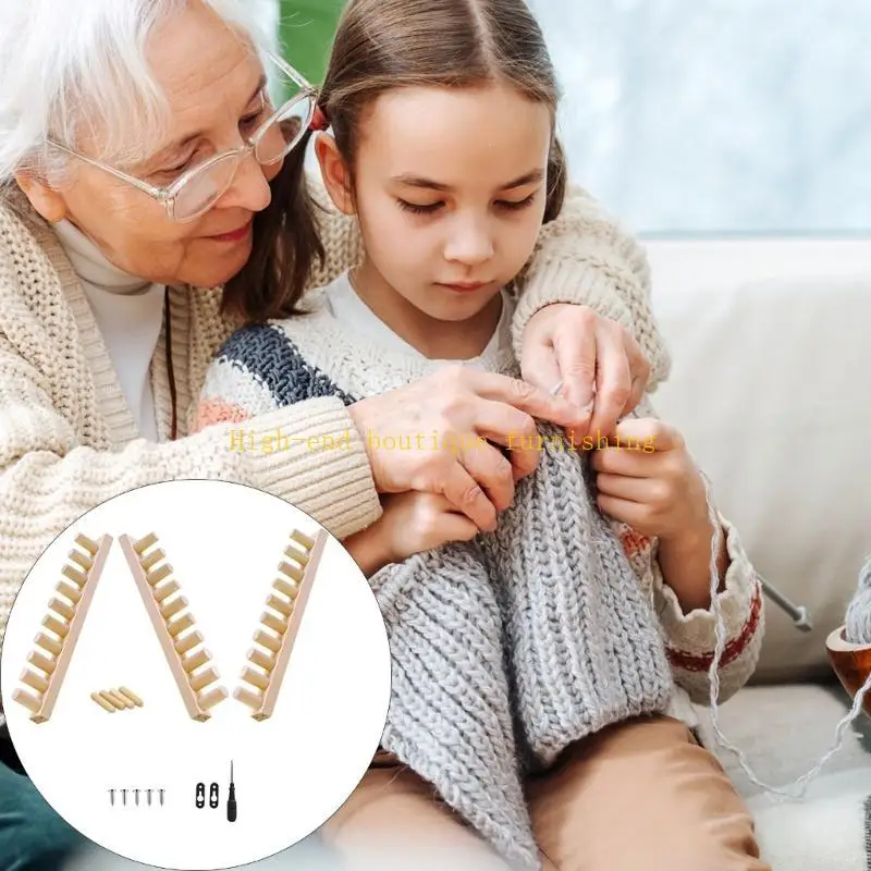 

L9NB Набор модифицируемых вязальных рамок с толстой нитью для расслабляющего плетения