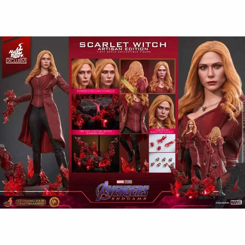 

[In Stock] HOTTOYS DX35 DX36AE 1/6 Action Figure Collection Figure Hair Transplant Version | Plastic Hair Version Scarlet Witch