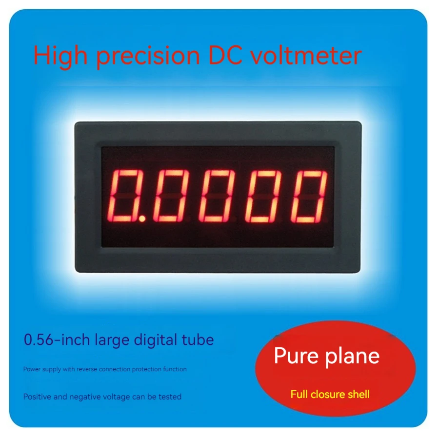 Quatro Dígitos Voltímetro Digital de Alta Precisão Yb5145b Display Digital Led Milímetro dc Dígitos 20v Cabeça 2v