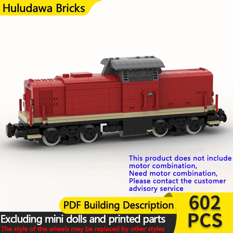 

Модель городского автомобиля MOC, строительные кирпичи, класс 2028, дизельный локомотив, модульная технология, детские праздничные подарки, сборные игрушки, костюм