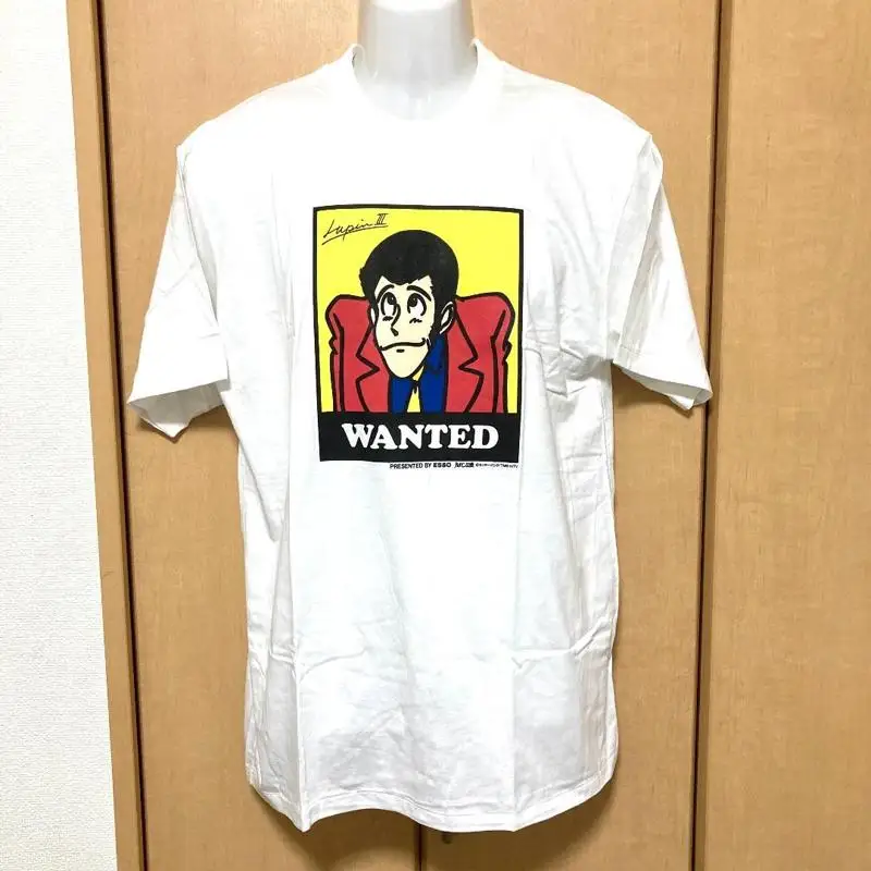 

Винтажная футболка Lupin The Third 90-х годов Esso WANTED, новинка, б/у