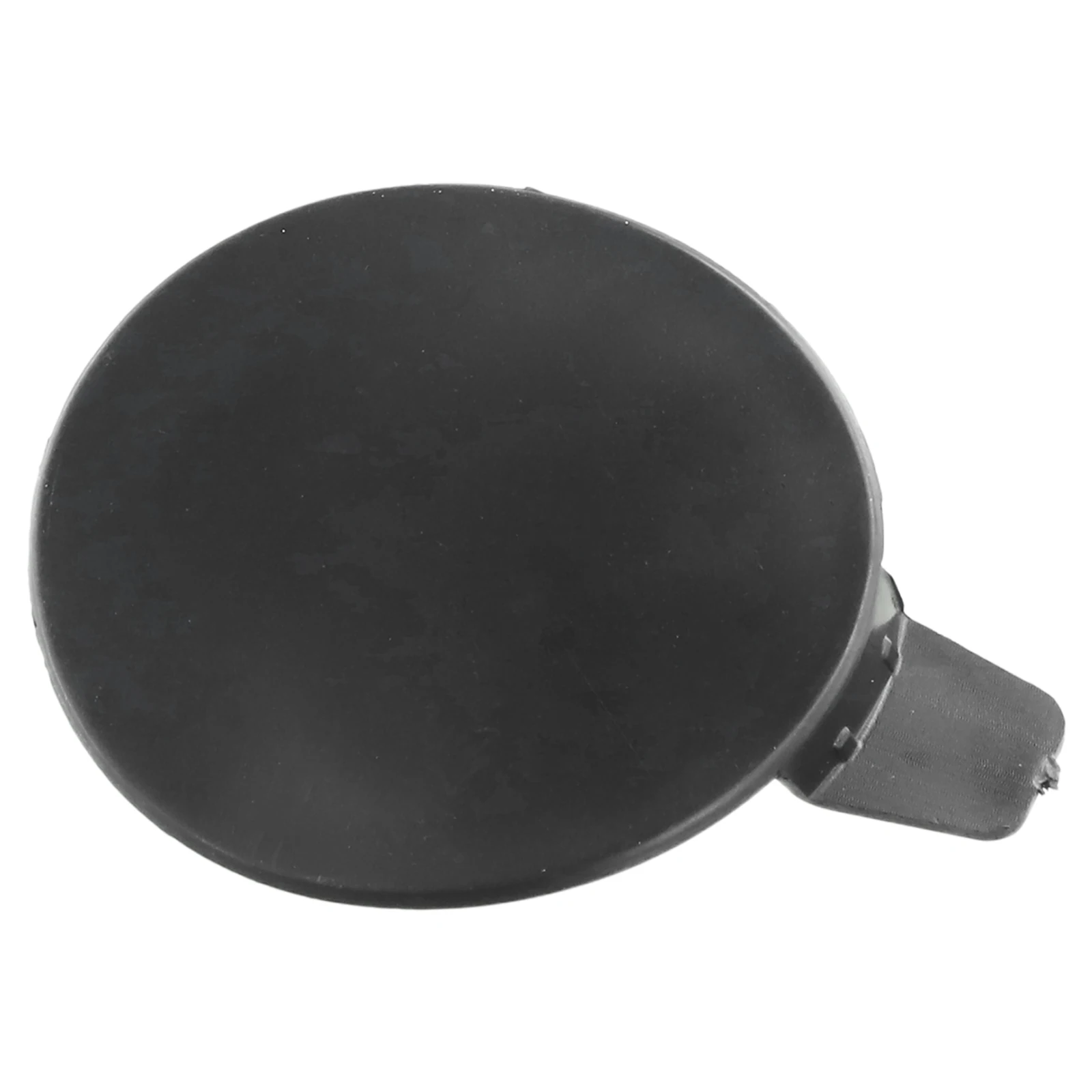 1pc Vehicle Front-Bumper Tow Hook Towing Eye Cover Black Plastic For Tesla Model Y 21-22 149374600A Exterior Parts Bumpers Cap