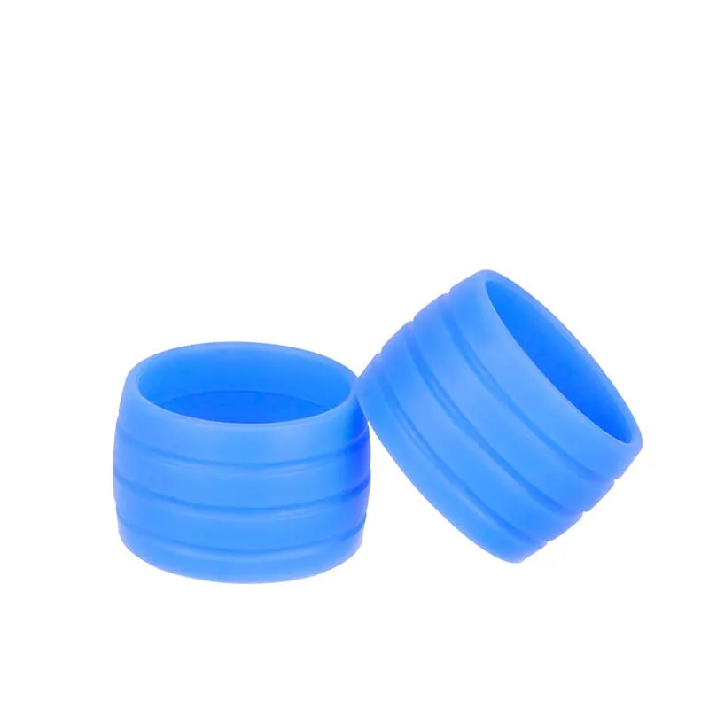 2 stücke Straße Fahrrad Lenker Strap Band Befestigung Silikon Ring Anti-Slip Gummi Hülse Schlaufen Hohe Elastische Lenker Band feste Ring