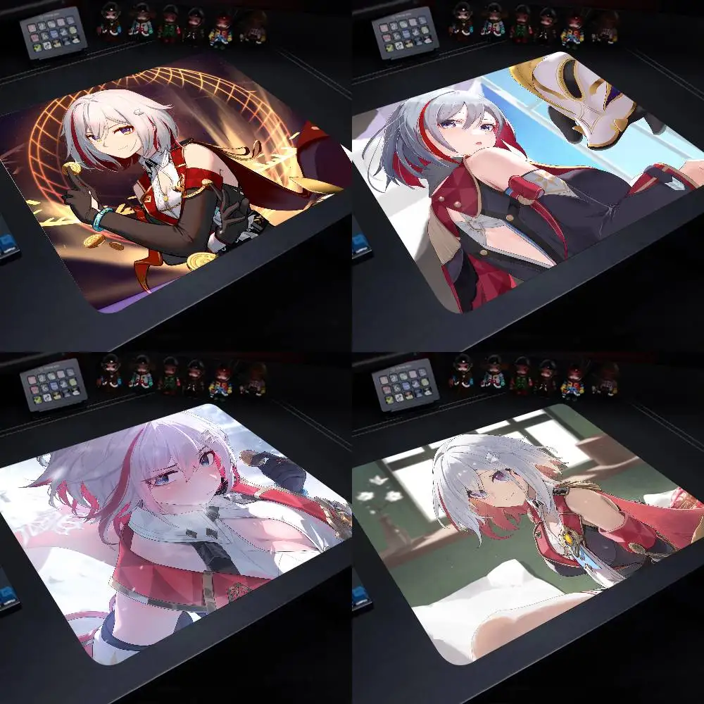 Topaz Honkai Star Rail Impact Gaming Mouse Pad XS Small Mousepad For PC Gamer Desktop Decoration Office Mouse Mat