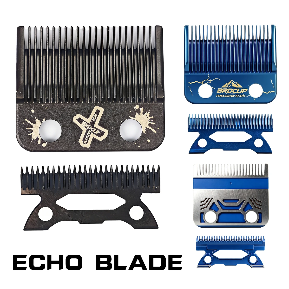BRDCLIP Blue Accessories BRD808C High Carbon Steel Ceramic Replaceable Blade Suitable for MRD Madeshow ECHO Hair Clipper Blade