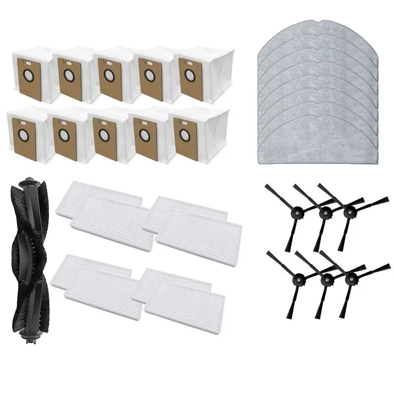 【HIGH GRADE】For TP-Link Tapo RV30 Max Plus / RV20 Max Plus / RV30 Max / RV20 Max Robot Vacuum Main Side Brush Mop Filter Dust Ba