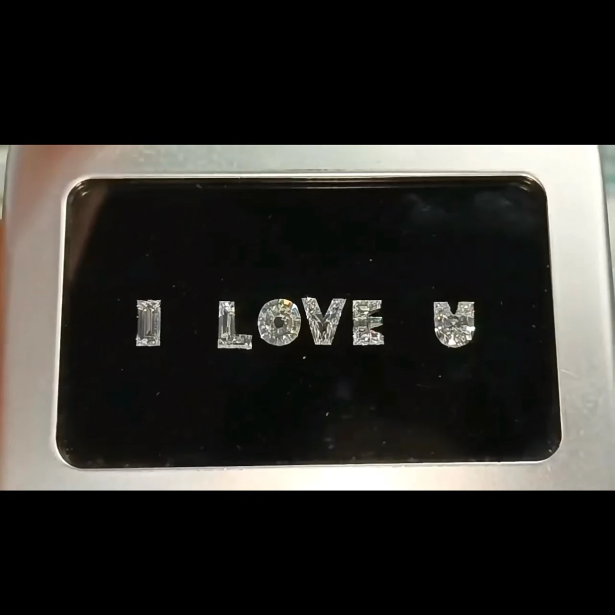 Customized Diamond Cutting Custom Letter/Number Cut without IGI Drill the Hole on Diamond for Free Meaningful Gifts for Friends