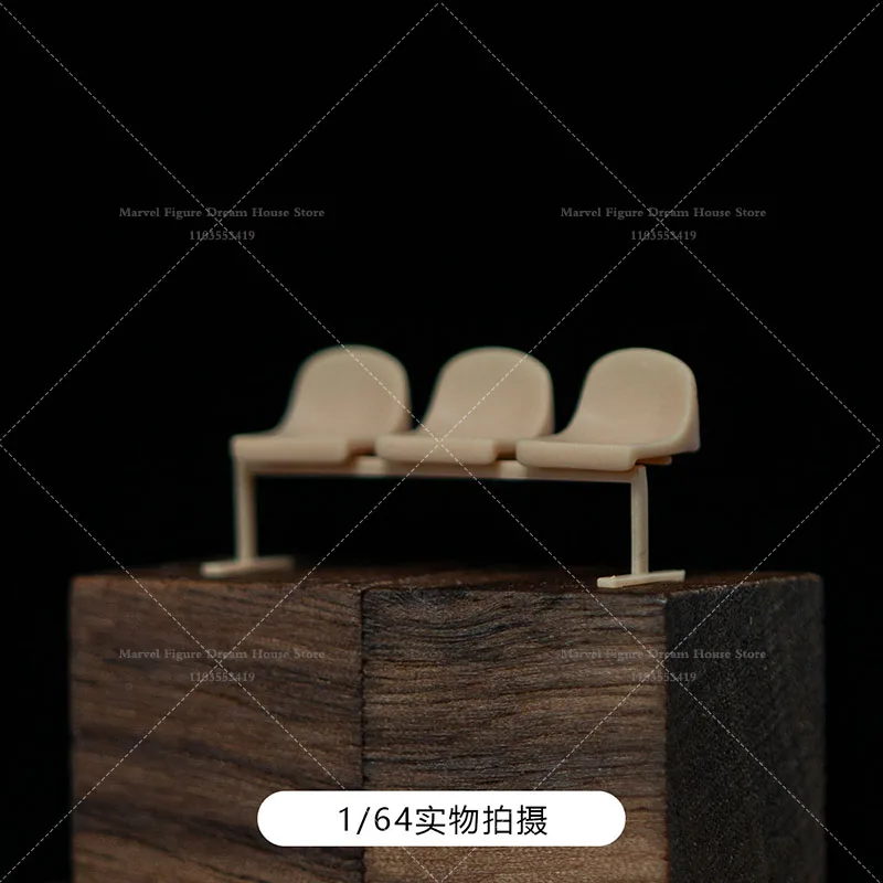 1/64 1/43 1/35 Scale Miniature Scene Dolls Un-panited White Figure Mini Model Mini Four-wheel Drive Car And Track Chair Props