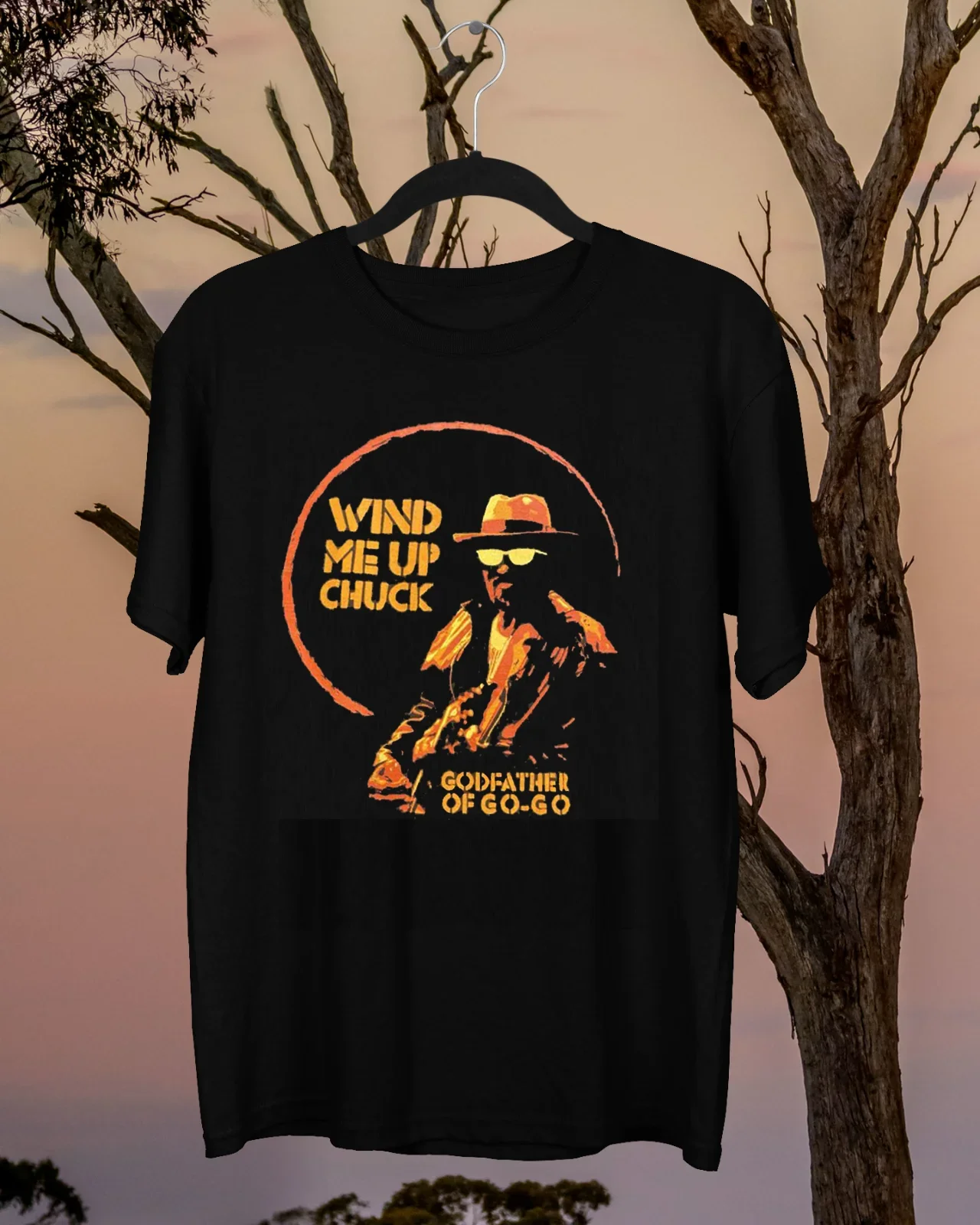 Chuck Brown The Godfather Of Go-Go Wind Me Up Chuck Unisex T-Shirt Full Size