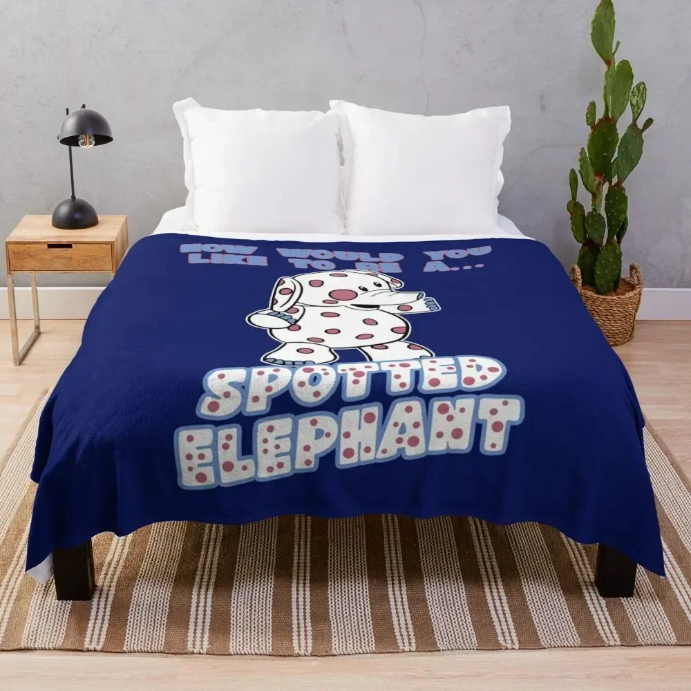 

Spotted Elephant Misfit Toy Throw Blanket Beach Hair Blankets