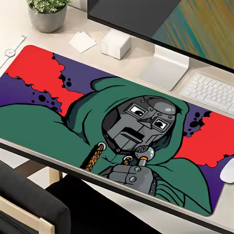 MF DOOM Rapper Mousepad Gaming Office Desk Pads Large For Computer Non-slip Lockedge Mouse Pad