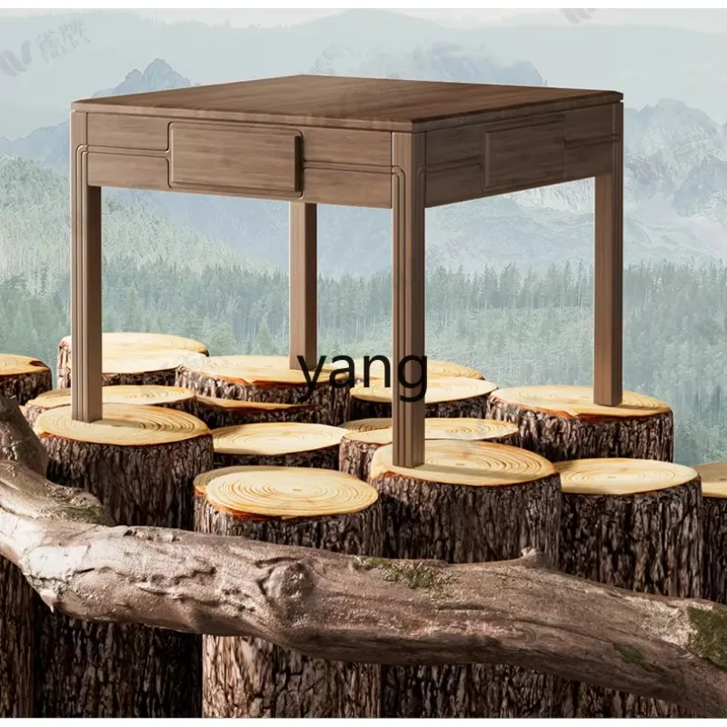 

LMM solid wood silent mahjong machine automatic home roller coaster new Chinese mahjong table