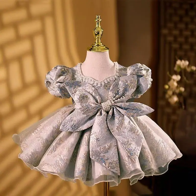 

Girls' Formal Dress Princess Dress Stylish Lolita Children's High-end Runway Show Little Girl Performance Dress Baby Girl's