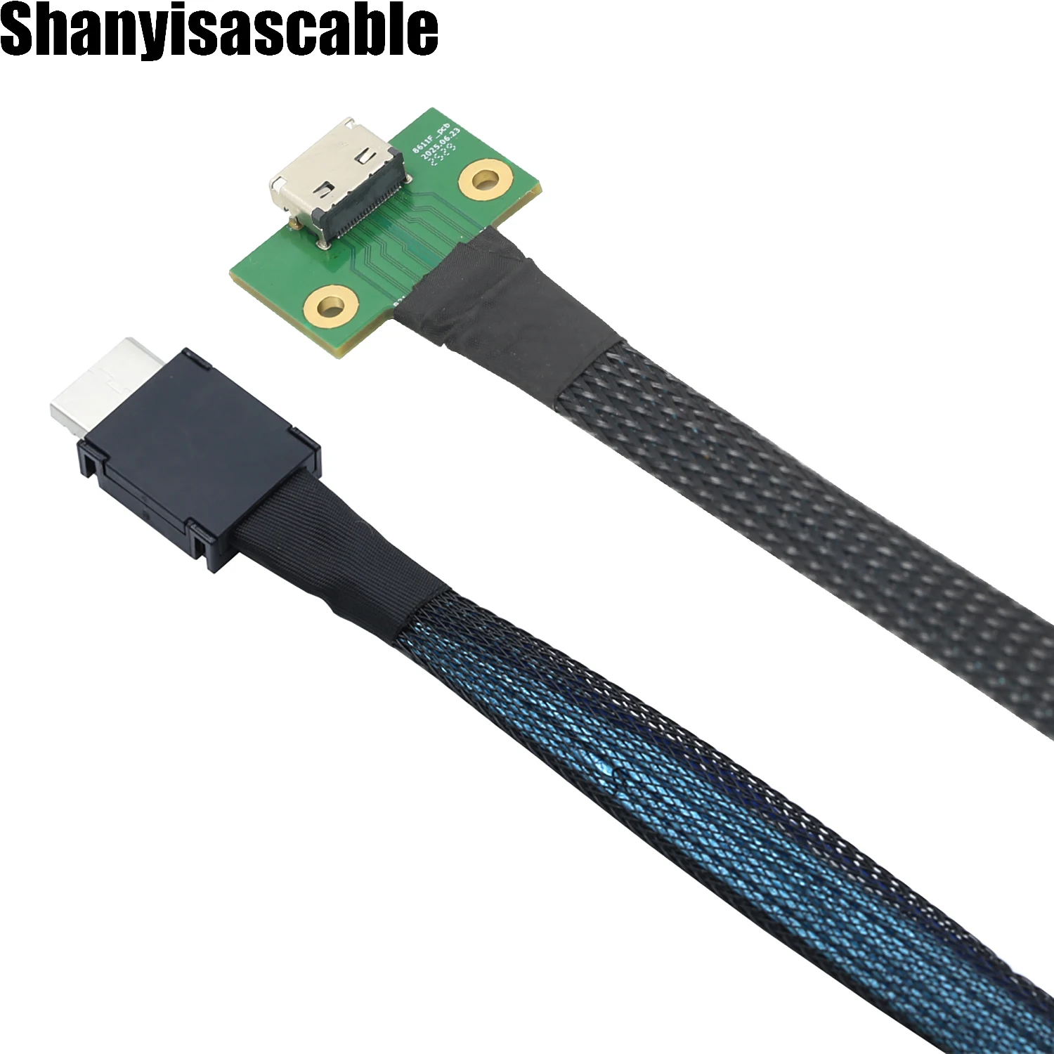 OcuLink PCIe PCI-Express SFF-8611 4i 42Pin male to OcuLink SFF-8612 4I female SSD Data Active Cable