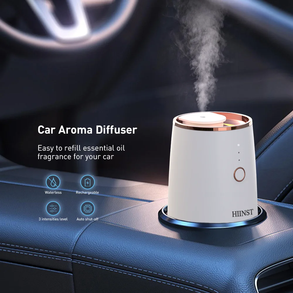 HIINST Auto Electric Car Air Freshener USB Rechargeable Scent Machine Perfume Fragrance Car Accessories