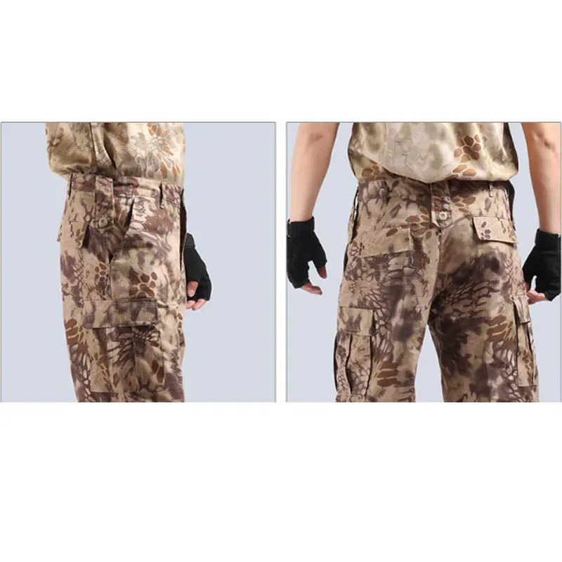 Camouflage Shorts for Men, Desert Jungle Camo, Summer Hunting, Fishing, Birdwatching, Shorts, Plus Size