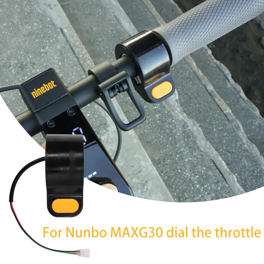 Universal Thumb Throttle Assembly Scooter Finger Throttles For Segway Ninebot Max G30 Electric Scooter  Throttle Accelerator
