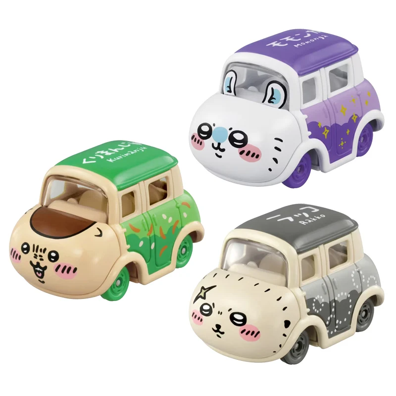 Takara Tomy Dream Tomica Chiikawa Used Bookstore Chiikawa Shisa Car Alloy Toys Motor Vehicle Diecast Metal Model for Children