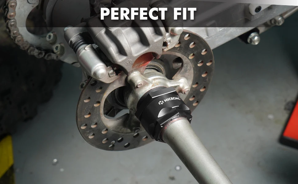 NICECNC für Honda TRX450R 2006–2009 ATV Hinterachs-Sicherungsmutter-Baugruppe Sportrax 300 TRX250X TRX300X TRX400 TRX450ER FourTrax ATC – Detail 7