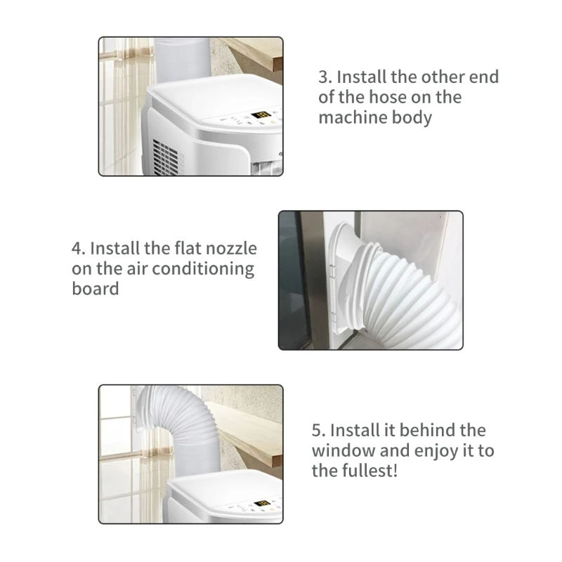 Đầu nối ống xả điều hòa động 130mm/150mm