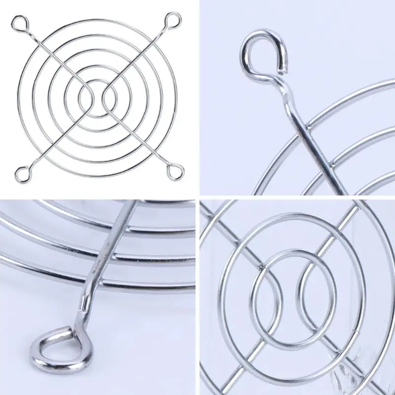MOLF Metal 80mm PC Fan Grill Mounting Finger Guard لغطاء الحماية، العبوة