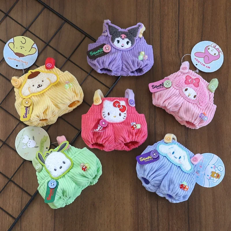 

Sweet Hello Kitty Pochacco Anime Kawaii MINISO Kuromi My Melody Lovely Doll Pendant Baby Clothes 20cm Cloth Gifts for Kids