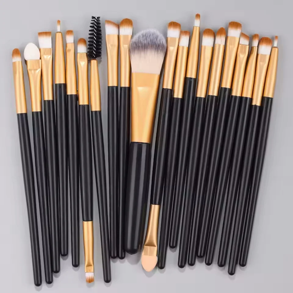 MJ 20 Eye Makeup Brushes, Full Set of Eye Shadow Makeup Tools, Popular Eyeliner Brush