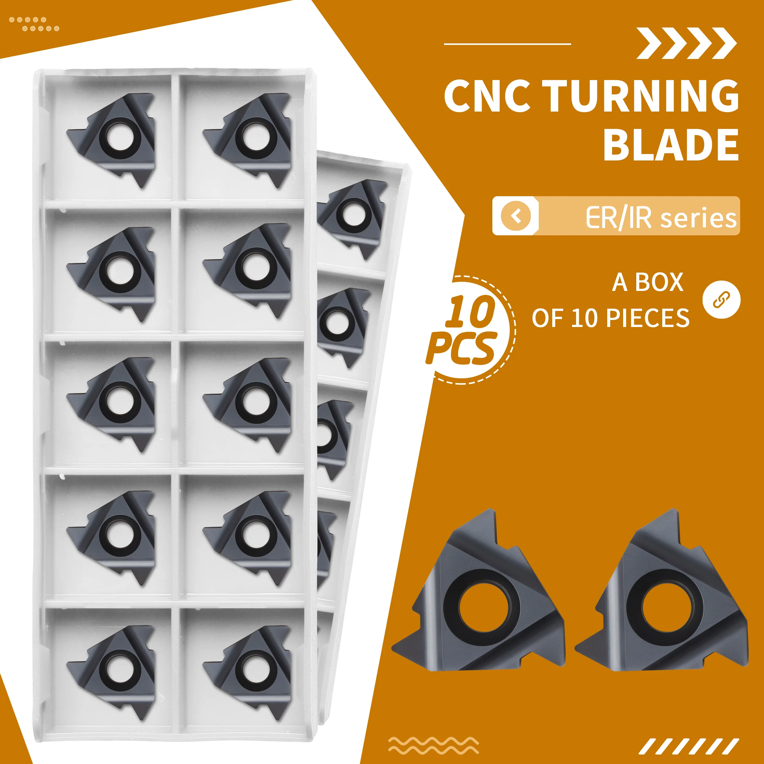 

22ER 3.5ISO 4.0ISO 4.5ISO 5.0ISO 5.5ISO 6.0ISO NK9030 CNC Lathe External Thread Turning Tools Carbide Cut Insert Machining Steel