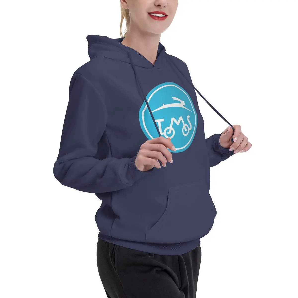 Bluzy Tomos Moped dla par, męskie i damskie, codzienne, wkładane przez głowę, bluza dresowa, hip-hop, długi rękaw, streetwear, jesień-zima