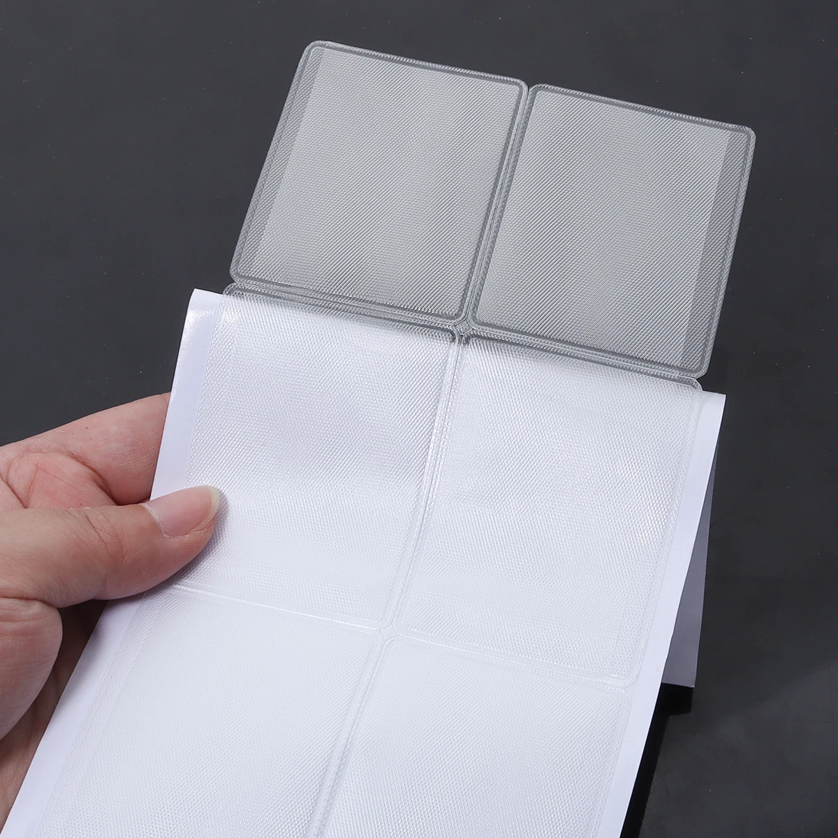 16-20pcs Necklace Chain Adhesive Pouch Self-Adhesive Pockets for Necklace Display Cards Clear Jewelry Bag Loose Supplies – Detail 2