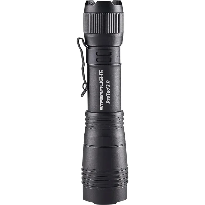 

tt Streamlight Rechargeable Tactical Flashlight and Holster, Box, Black