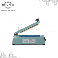 HAIZHOU Manual Impulse Heat Sealing Machine for Plastic Bags 200mm Iron Body Bag Sealer for Packaging IFS-200