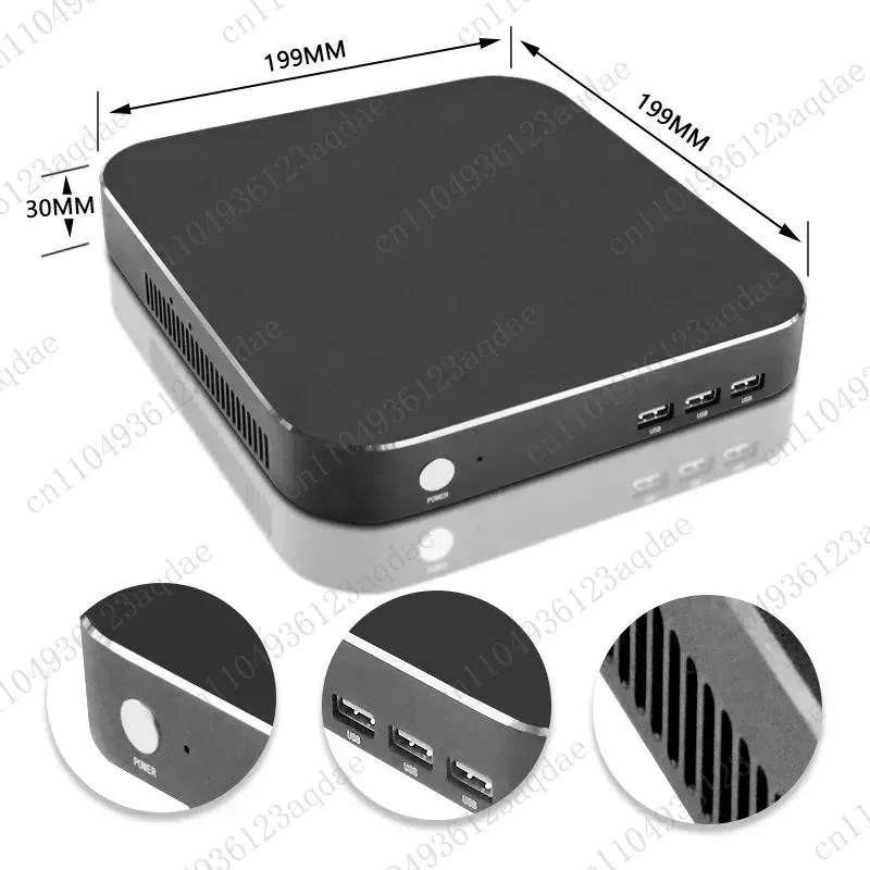 All Aluminum Profile Mini Computer Small Chassis Shell Aluminum Alloy Mini Box Aluminum Box DIY