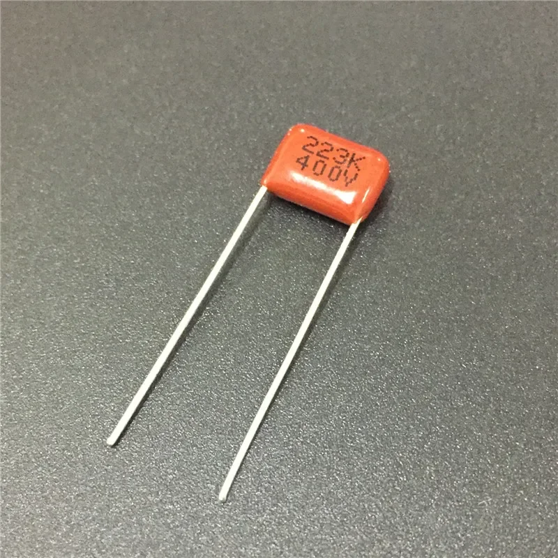 

100pcs CBB capacitor 223 400V 223K 0.022uF 22nF P8 CL21 Metallized Polypropylene Film Capacitor