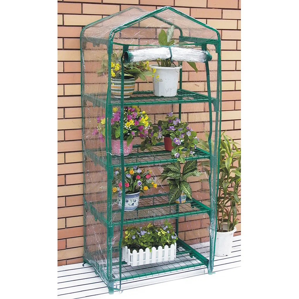 Garden Greenhouse Cover Transparent Waterproof Heat Retaining Shield Small Backyard Covering Plant Shields  Type 4