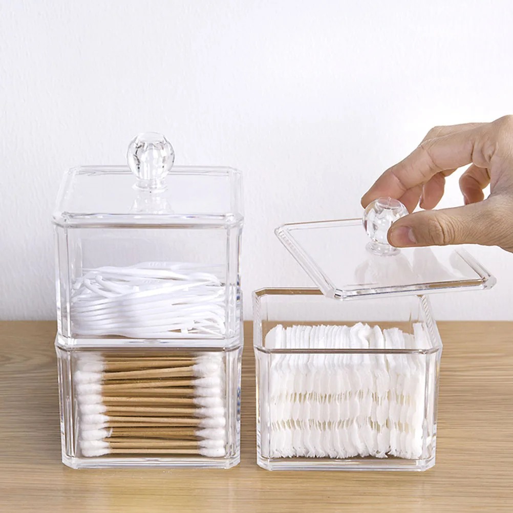 

Three Layer Storage Box Necklace Earring Jewelry Organizer Bracelet Clear Display Stackable Jewelry Case Stackable