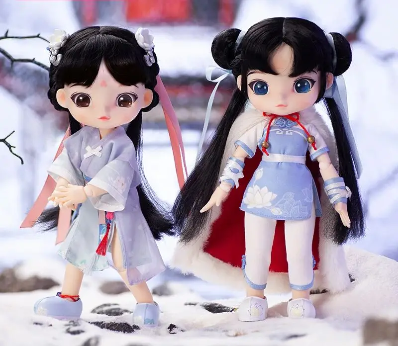 

Bubble Mart Viya Doll x Fairy Sword Legend Zhao Linger and Bai Moqing BJD Movable Doll Creative Toy Birthday Gift