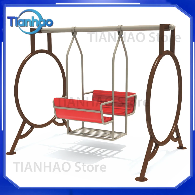 High-Quality Safe Metal Outdoor Childrens Swing Seat for Garden Educational Adventure Playground Use Factory Direct