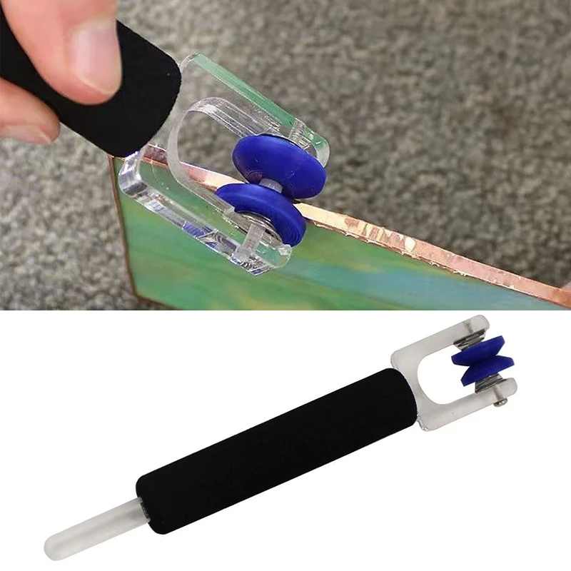 

1PCS Stained Glass Hand Foiling Wrapper Beginners Equipment Lightweight Professional Supplies Wrapping Tool For Copper Foil Tape