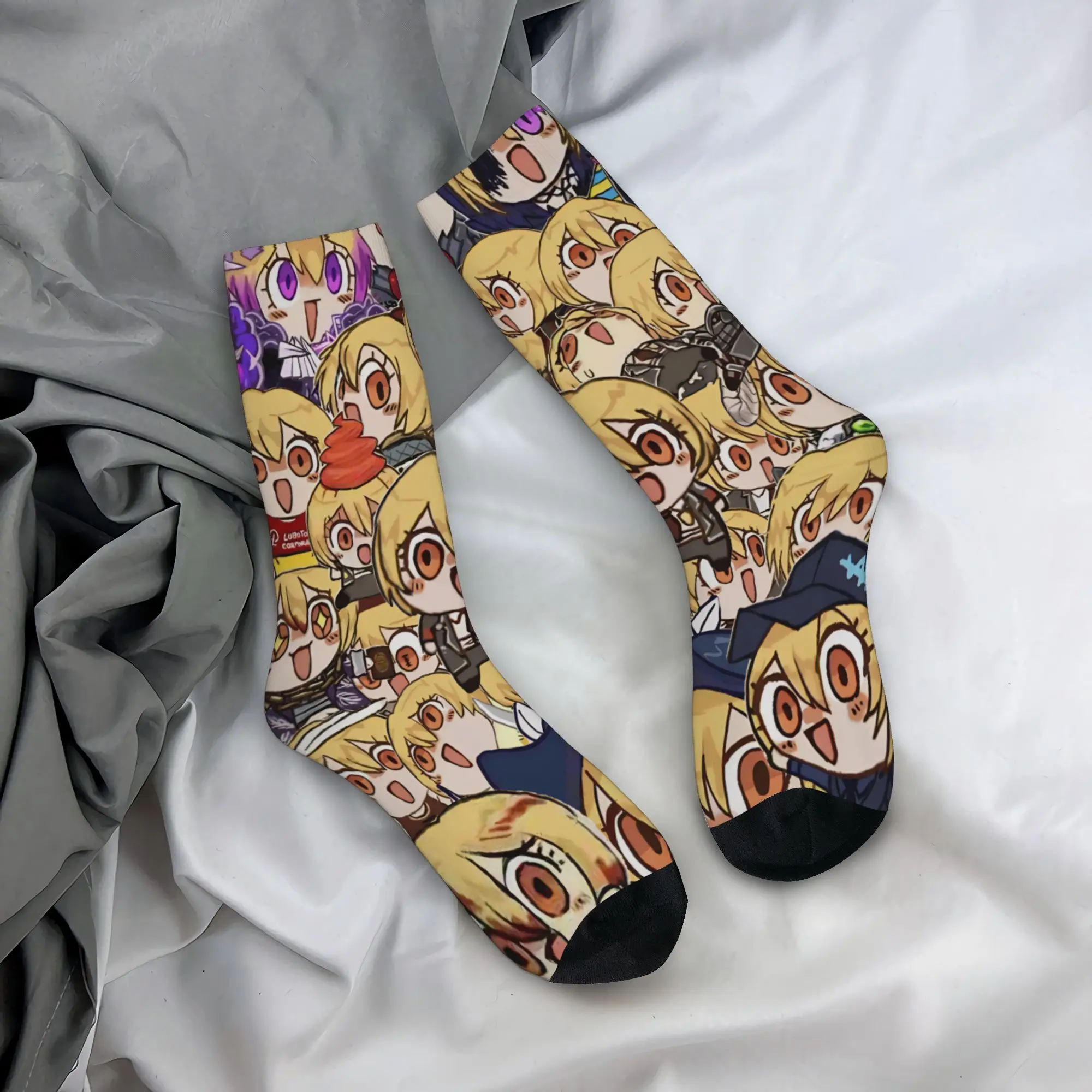 Limbus Company Project moon Socks for Women Men Merch All Seasons  Soft Crew Socks Breathable