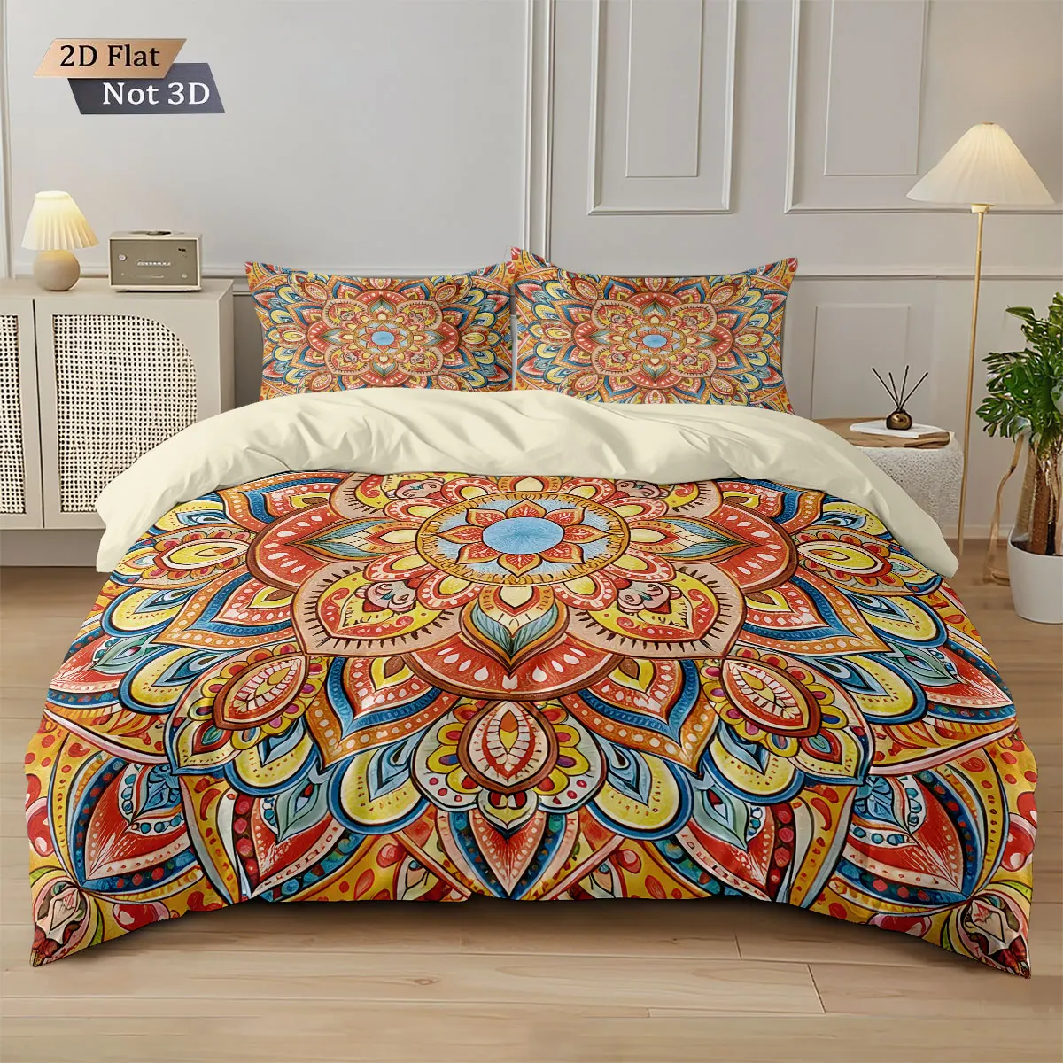 Bohemian Printed Duvet Set 5