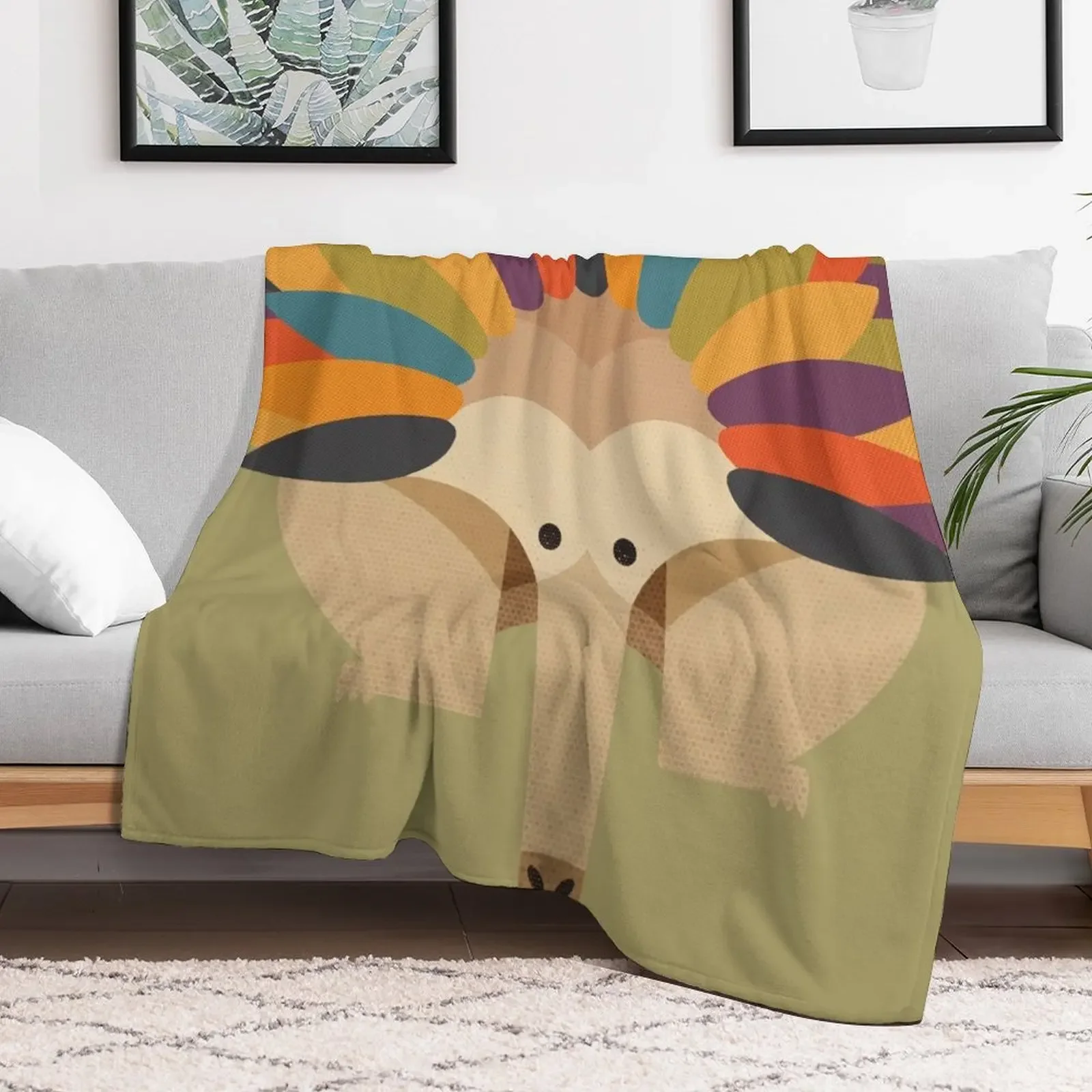 Hello Echidna Throw Blanket Soft Big Thin Extra Large Throw Blankets