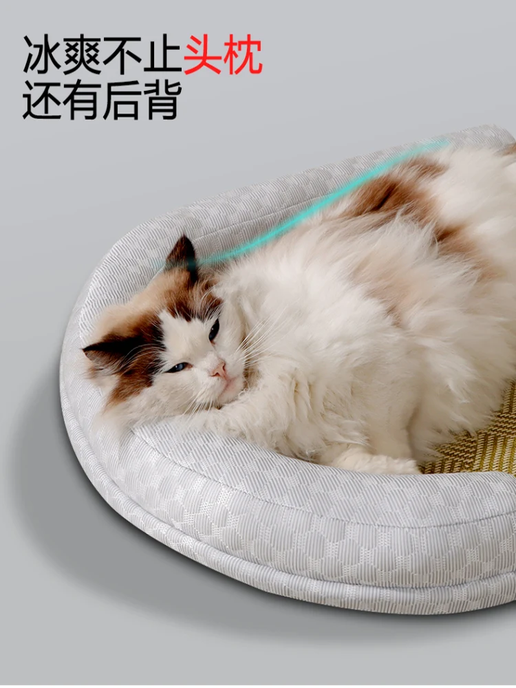 Pet Ice Mat Summer Ice Nest Mat Cooling Cat Nest Sleeping Mat