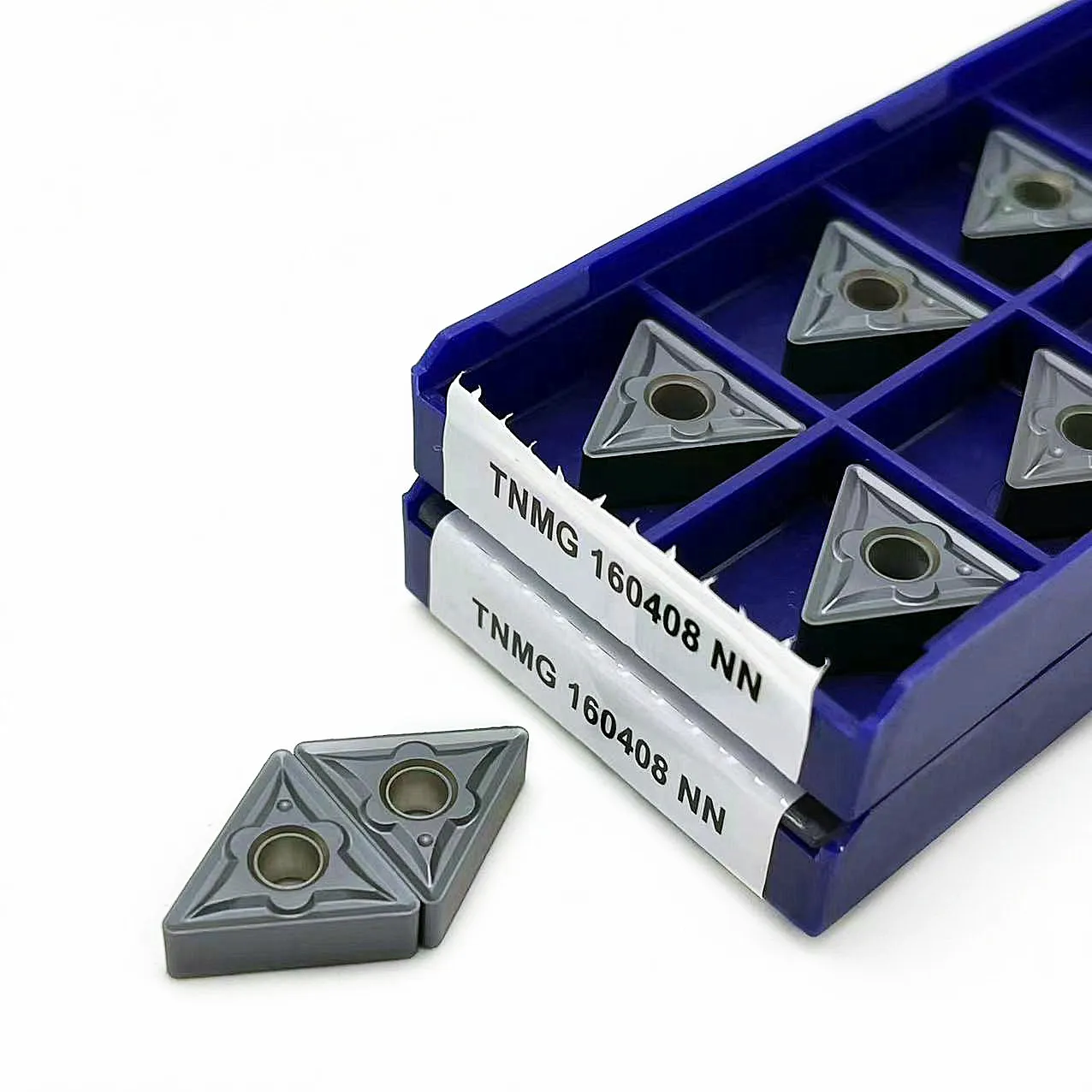 Herramienta de torneado externo de carburo cementado, herramienta de Metal, TNMG160404, NN LT10, TNMG160408, NN LT10, TNMG 160404, 10 piezas