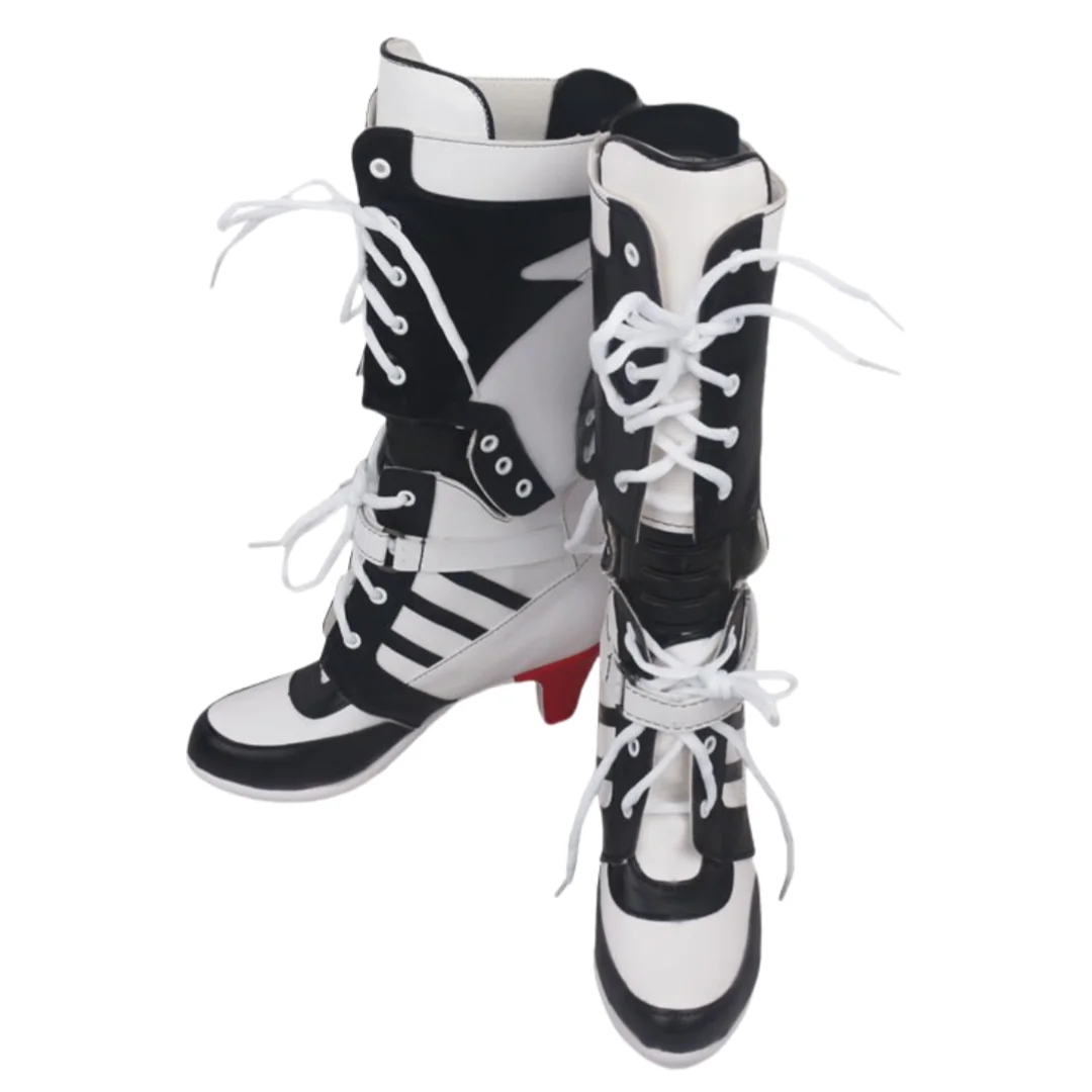 Clown Joker Harley Joke High Birds Of Prey Cosplay Boots Shoes