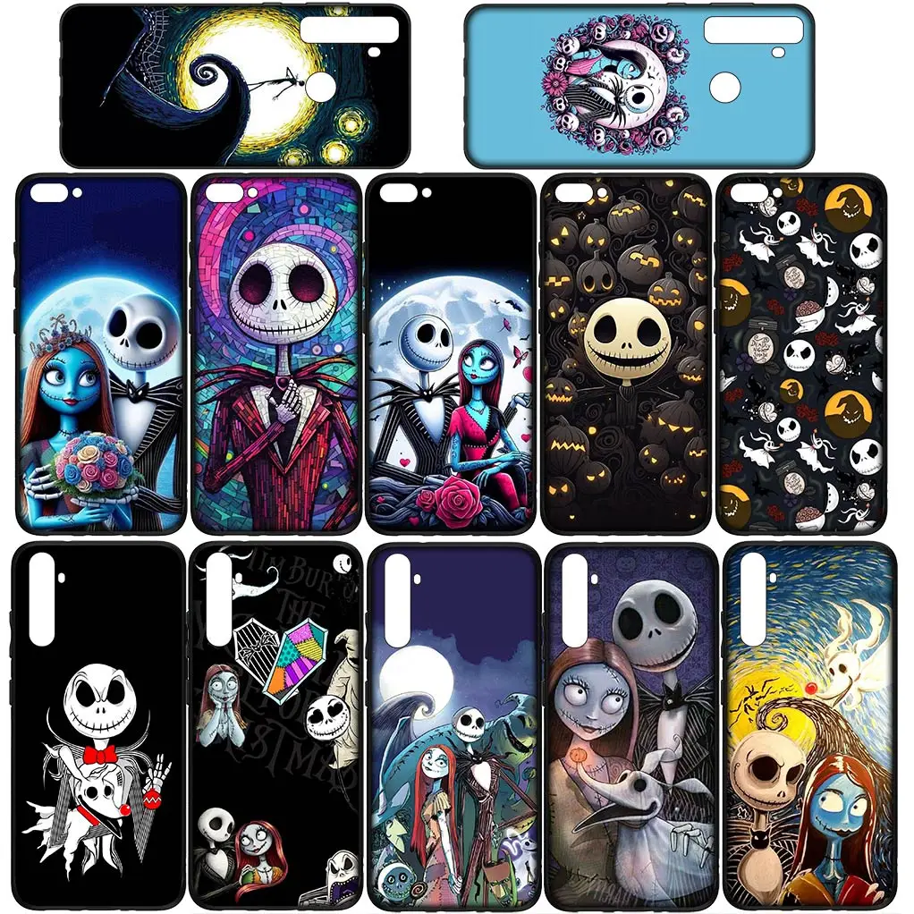 Nightmare Before Christmas Jack Skellington Cover for Samsung Galaxy S24 S23 Fe Ultra Plus A05 A55 A35 A24 A25 A15 M55 Case